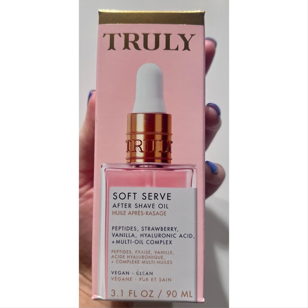 BRAND NEW | TRULY Soft Serve After Shave Oil | 90 mL | 3.1 FL OZ